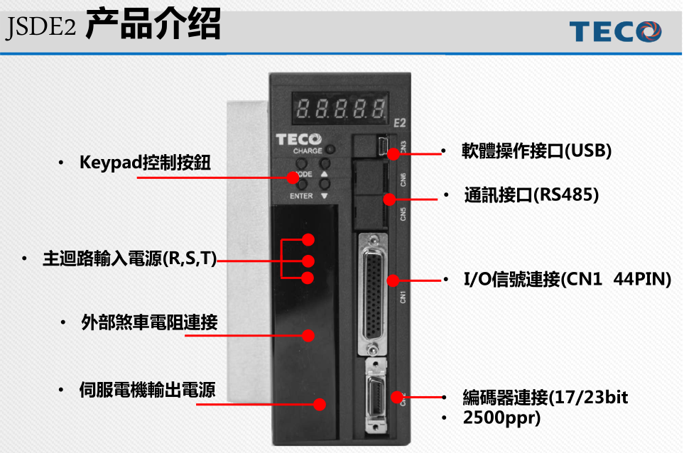 東元通用交流伺服驅(qū)動(dòng)器JSDE2產(chǎn)品詳情