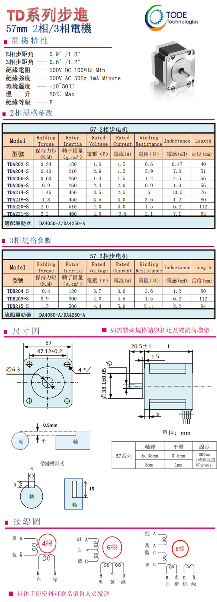 步進電機57系列3相